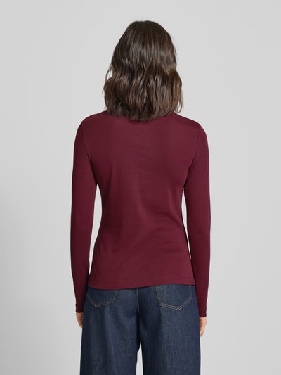 zero Longsleeve mit Rundhalsausschnitt Bordeaux 5