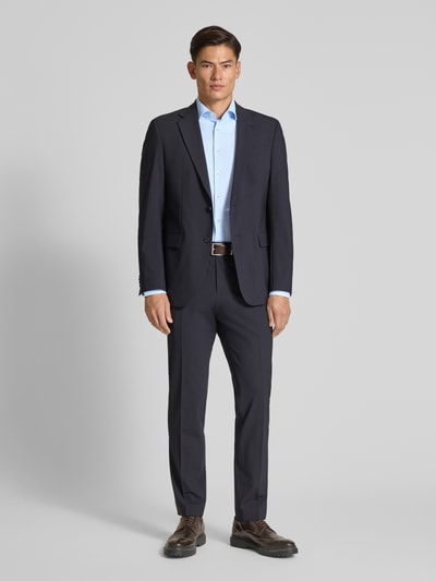 OLYMP Koszula biznesowa o kroju modern fit z kołnierzykiem typu kent model ‘Global’ Błękitny 1