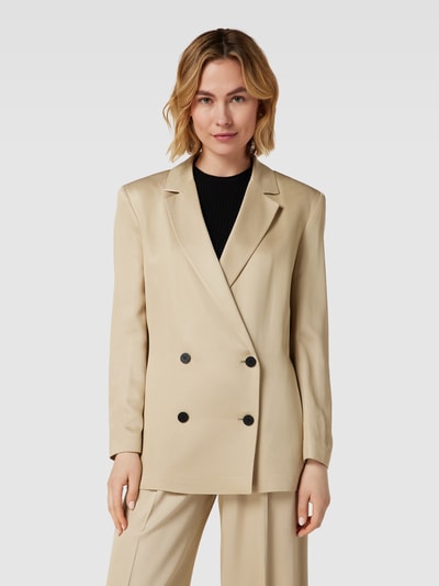 HUGO Blazer mit Reverskragen Modell 'Aboma' Beige 4