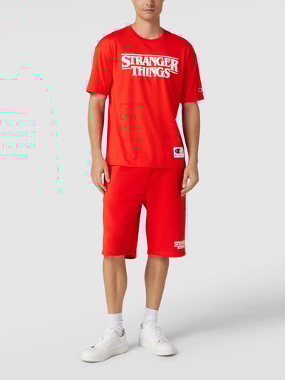 CHAMPION T-Shirt mit Print - Champion x Stranger Things Rot 1