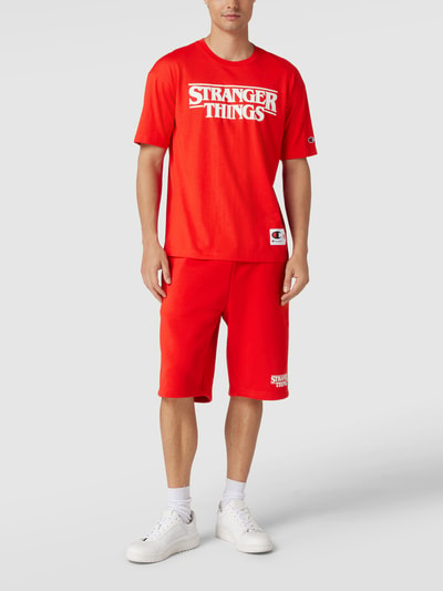 CHAMPION T-Shirt mit Print - Champion x Stranger Things Rot 1