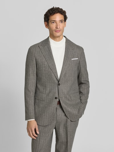 JOOP! COLLECTION Slim Fit Sakko aus Woll-Mix mit Viskose-Anteil Mittelbraun 4