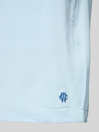 MCNEAL Relaxed Fit Badeshorts mit Logo-Stitching Hellblau 2