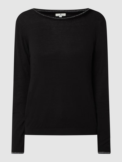 Tom Tailor Pullover mit Effektgarn  Black 2