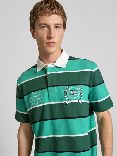Tommy Jeans Regular Fit Poloshirt aus reiner Baumwolle Gruen 3