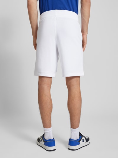 CHAMPION Regular Fit Sweatshorts mit Logo-Stitching Weiss 5