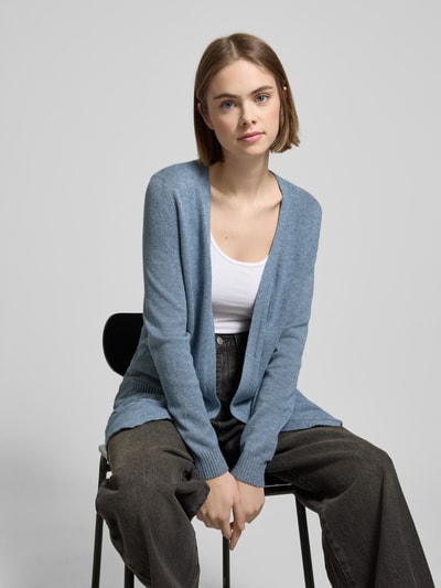 Only Regular Fit Cardigan mit Viskose-Anteil Jeansblau Melange 3