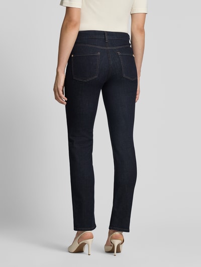 CAMBIO Jeansy o kroju slim fit z mieszanki bawełny model 'PIPER LONG' Ciemnoniebieski 5