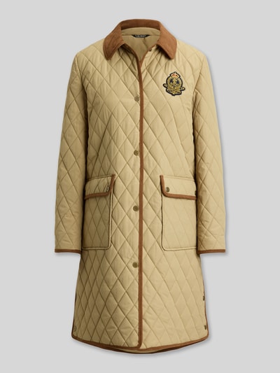 Lauren Ralph Lauren Regular Fit Steppmantel mit Logo-Stitching Beige 2
