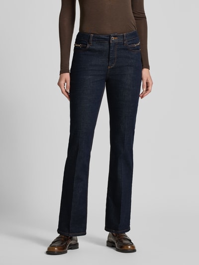 comma Jeansy o kroju relaxed fit z wpuszczanymi kieszeniami Jeansowy niebieski 4