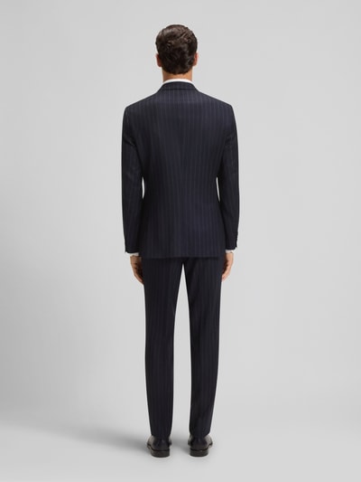 BOSS Slim Fit Anzug aus reiner Schurwolle Modell 'H-HUGE' Marine 5