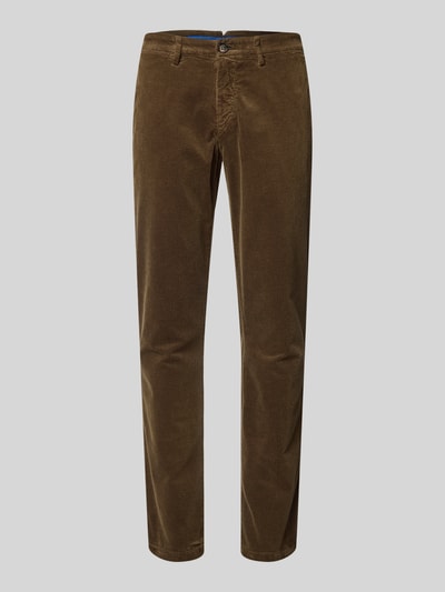 g1920 Slim Fit Cordhose Modell 'Subway' Oliv 2