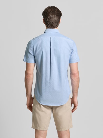 Polo Ralph Lauren Regular Fit Freizeithemd aus reiner Baumwolle Modell 'CUBDPPCSSS' Bleu 5