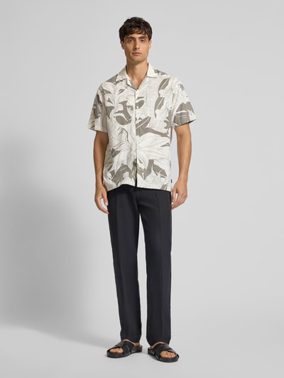 Jack & Jones Premium Regular Fit Freizeithemd mit Brusttasche Modell 'BLUBAHAMAS' Mittelgrau 1