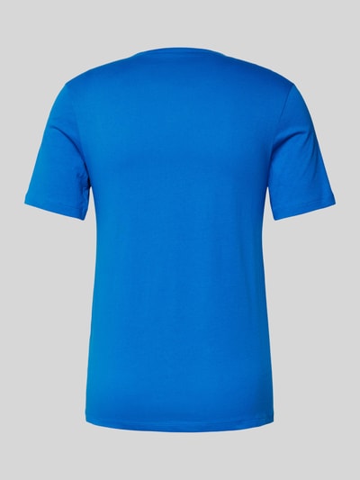 BOSS T-shirt met labelstitching Blauw - 3