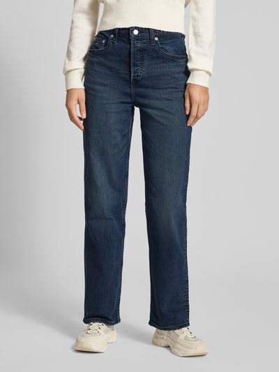 Tommy Jeans Slim fit jeans van katoenmix, model 'LAYLA' Donkerblauw gemêleerd - 4