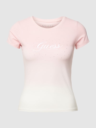 Guess T-Shirt mit Farbverlauf Rosa 2