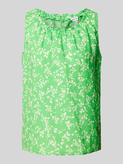 Esprit Blousetop met all-over motief Groen - 2