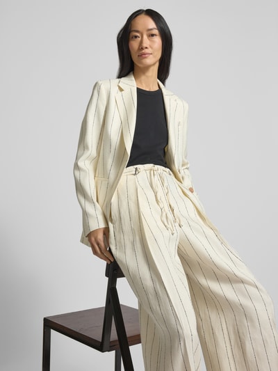 BOSS Leinenblazer mit Reverskragen Modell 'Jia' Offwhite 3