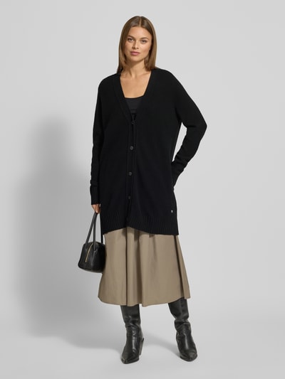 Fynch-Hatton Vest met knoopsluiting Zwart - 1