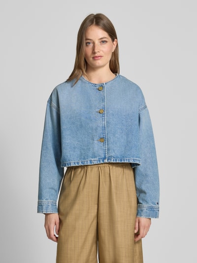 Tommy Hilfiger Kurtka jeansowa o kroju regular fit z mieszanki bawełny i lyocellu Jasnoniebieski melanż 4