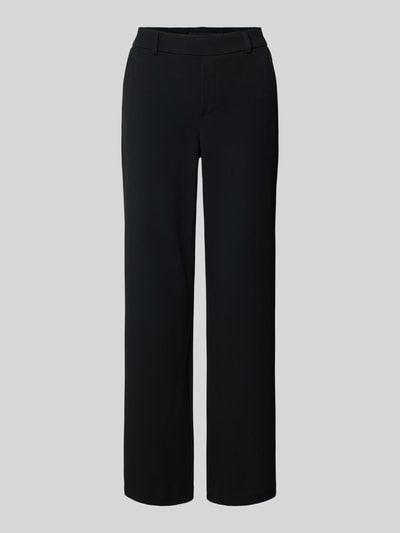VERO MODA Regular Fit Stoffhose mit Gürtelschlaufen Modell 'MAYA' Black 2