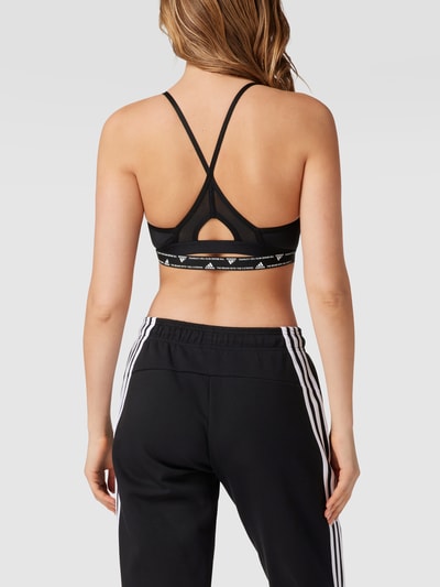 ADIDAS SPORTSWEAR Bralette met labelstrepen Zwart - 5