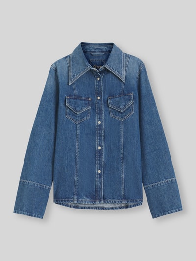 BOSS Orange Slim Fit Jeansbluse aus reiner Baumwolle Modell 'C_SLIM' Dunkelblau 2