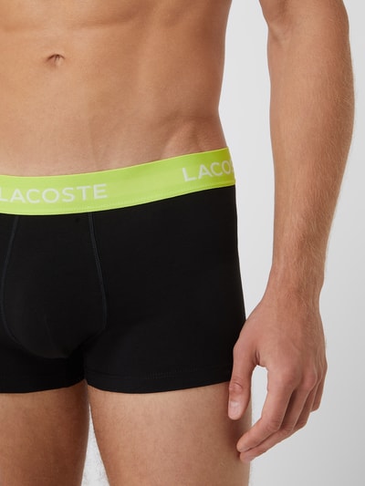 Lacoste Trunks mit Stretch-Anteil im 3er-Pack  Black 4