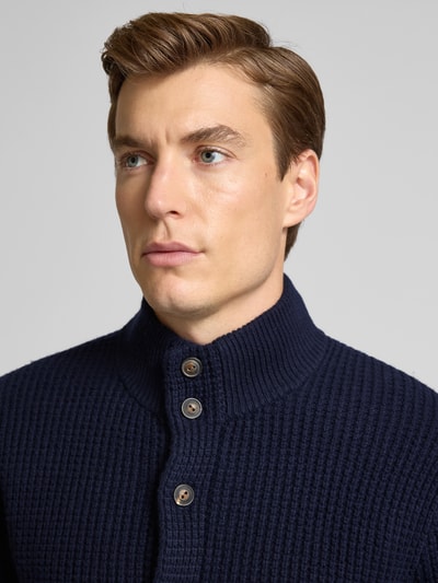 Polo Ralph Lauren Kurtka z dzianiny z mieszanki wełny z nakładanymi kieszeniami Granatowy 3