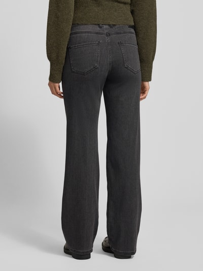 Angels Jeansy o kroju straight fit z 5 kieszeniami model ‘Lara’ Antracytowy 5