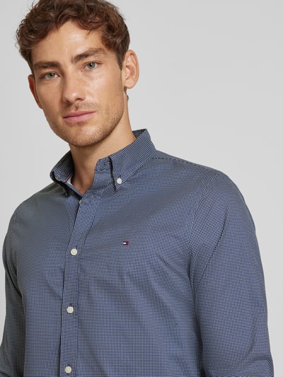 Tommy Hilfiger Slim Fit Freizeithemd mit Button-Down-Kragen Rauchblau 3