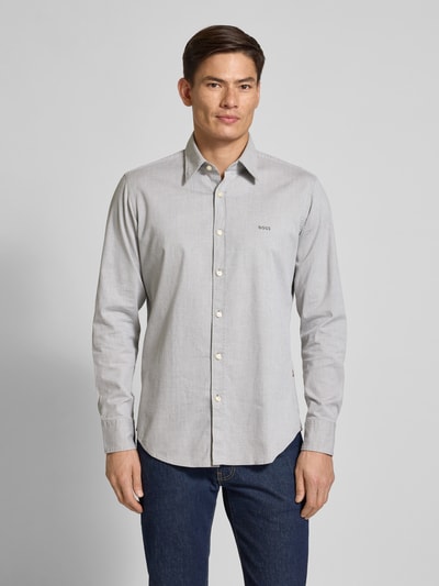 BOSS Orange Regular Fit Freizeithemd aus Baumwoll-Mix Modell 'RELEGANT' Khaki 4