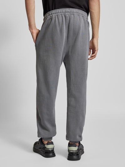 Pegador Sweatpants met labelstitching, model 'HEAVY' Zwart - 5