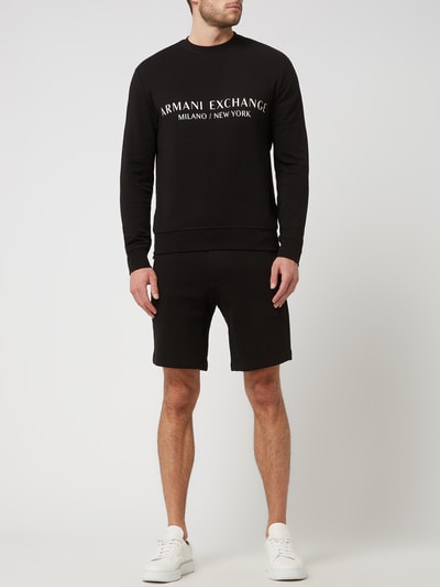 ARMANI EXCHANGE Sweatshirt aus Baumwolle Modell 'Core' Black 1