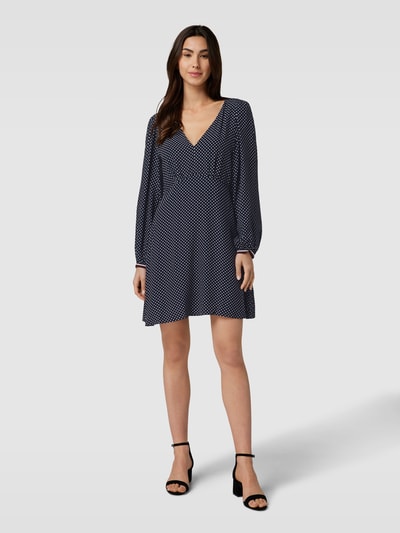 Tommy Hilfiger Mini-jurk van viscose met polkadots Marineblauw - 1