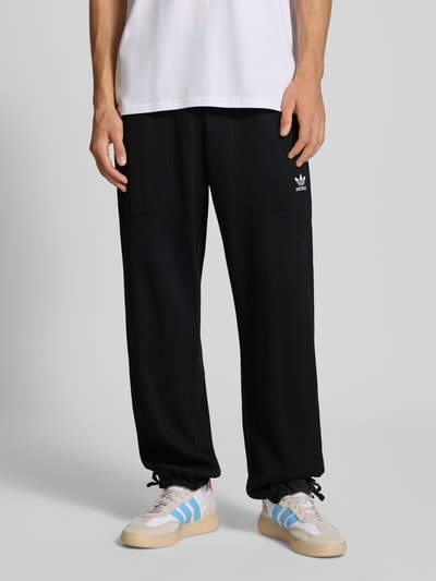 adidas Originals Sweatbroek met elastische band Zwart - 4