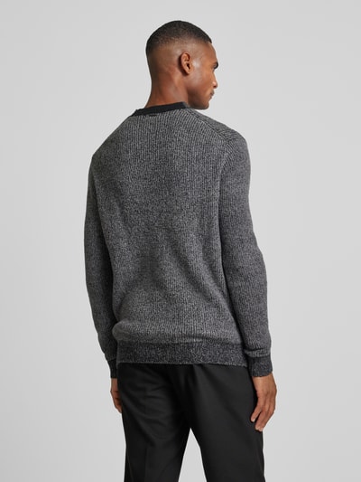 Antony Morato Strickpullover mit Rundhalsausschnitt Anthrazit 5