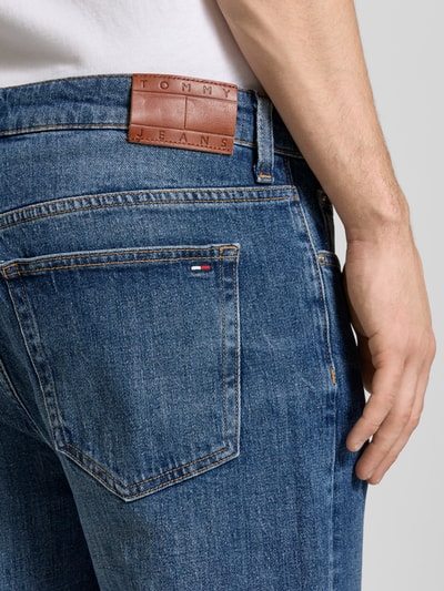 Tommy Jeans Jeansy z bawełnianej mieszanki o kroju tapered fit model 'SONNY' Ciemnoniebieski 3
