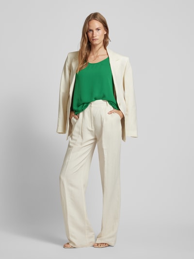 Marc Cain Blousetop met labelapplicatie Groen - 1