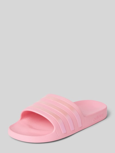 ADIDAS SPORTSWEAR Slides mit labeltypischen Streifen Modell 'ADILETTE AQUA' Pink 1