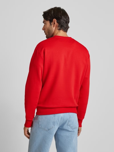 Tom Tailor Denim Basic Fit Sweatshirt mit Label-Schriftzug Rot 5