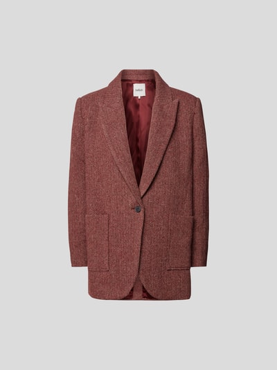 Ba&sh Blazer mit Fischgrat-Dessin Bordeaux Rot 2