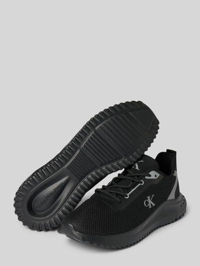 Calvin Klein Jeans Sneakersy z detalami z logo model ‘EVA RUNNER’ Czarny 4