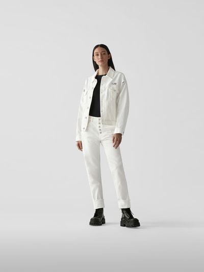 MM6 Maison Margiela Jeans mit Knopfleiste Offwhite 1