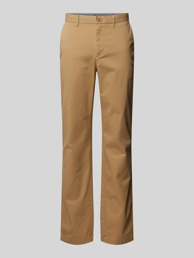 Tommy Hilfiger Chino met achterzakken, model 'DENTON' Kaki - 2