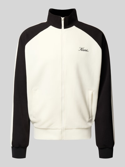 KARL KANI Bluza rozpinana z detalem z logo model ‘Kani’ Biały 2