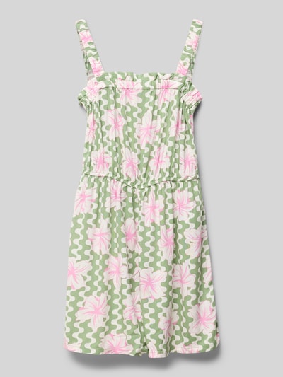Roxy Jumpsuit aus Viskose mit breiten Trägern Modell 'PLAYA BABY' Lind 1