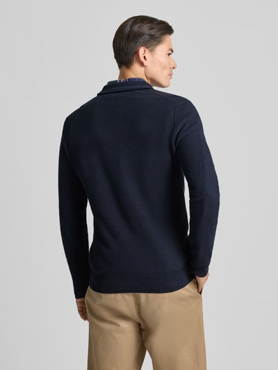 Polo Ralph Lauren Gebreide pullover met labelstitching Marineblauw gemêleerd - 5