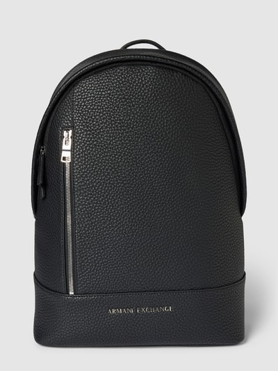 Armani Exchange Rucksack mit Label-Print Black 2